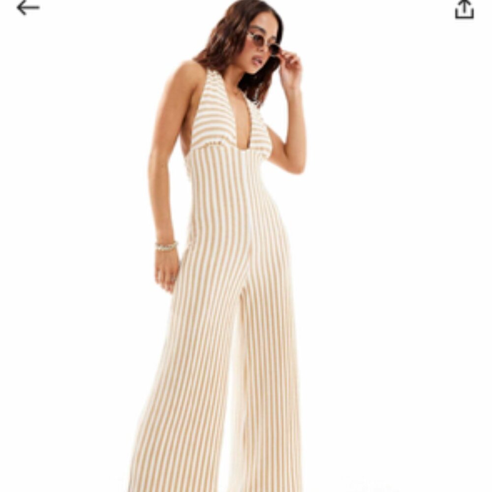 Asos Desgisn Halter neck jumpsuit